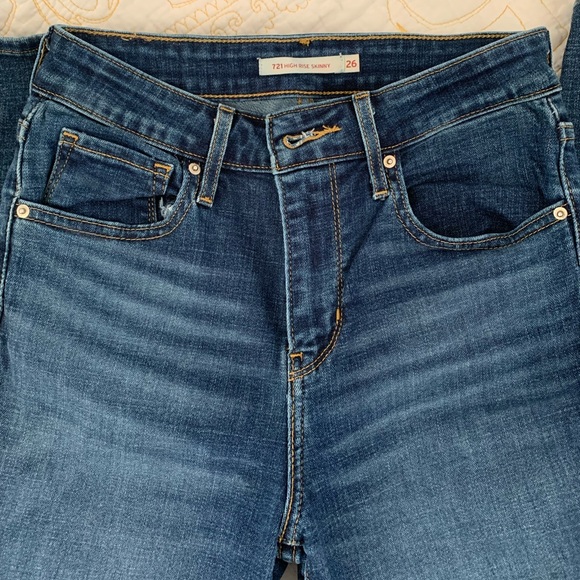 LEVIS 721 high rise skinny - Picture 1 of 7